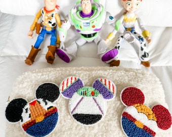 Disney Toy Story Patches - Stoney Clover Lane Dupes - denim patches for jackets - Stick on patches - 3m patch by Little Lady A