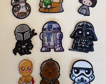 Parches de Disney Star Wars - para pegar - planchar - coser - parches adhesivos