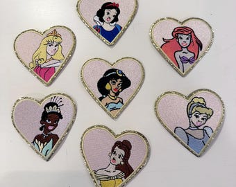 Disney Princess Patches iron on and stick on patch
