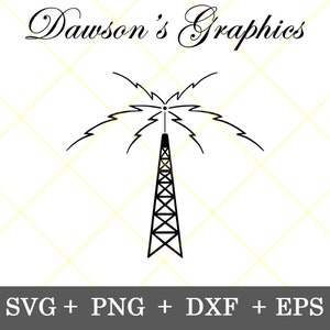 Sofortdownload!!! Ham Radio Tower Design #2 svg, AMRS Clip Art Design, digitaler Download, svg, png, dxf, eps