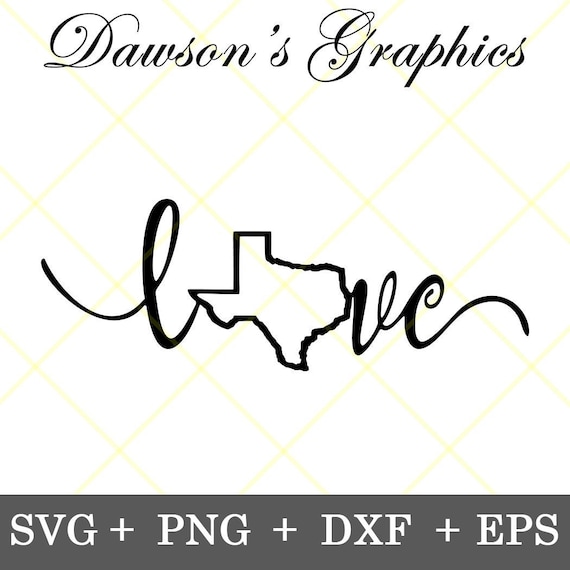 Free Free Love Texas Svg