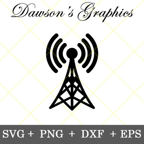 Instant Download Ham Radio Tower Design Svg Amateur Radio