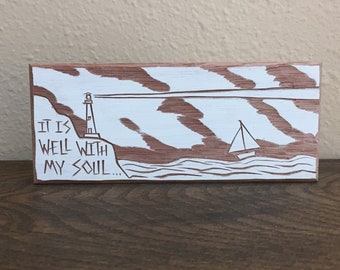 wood lighthouse