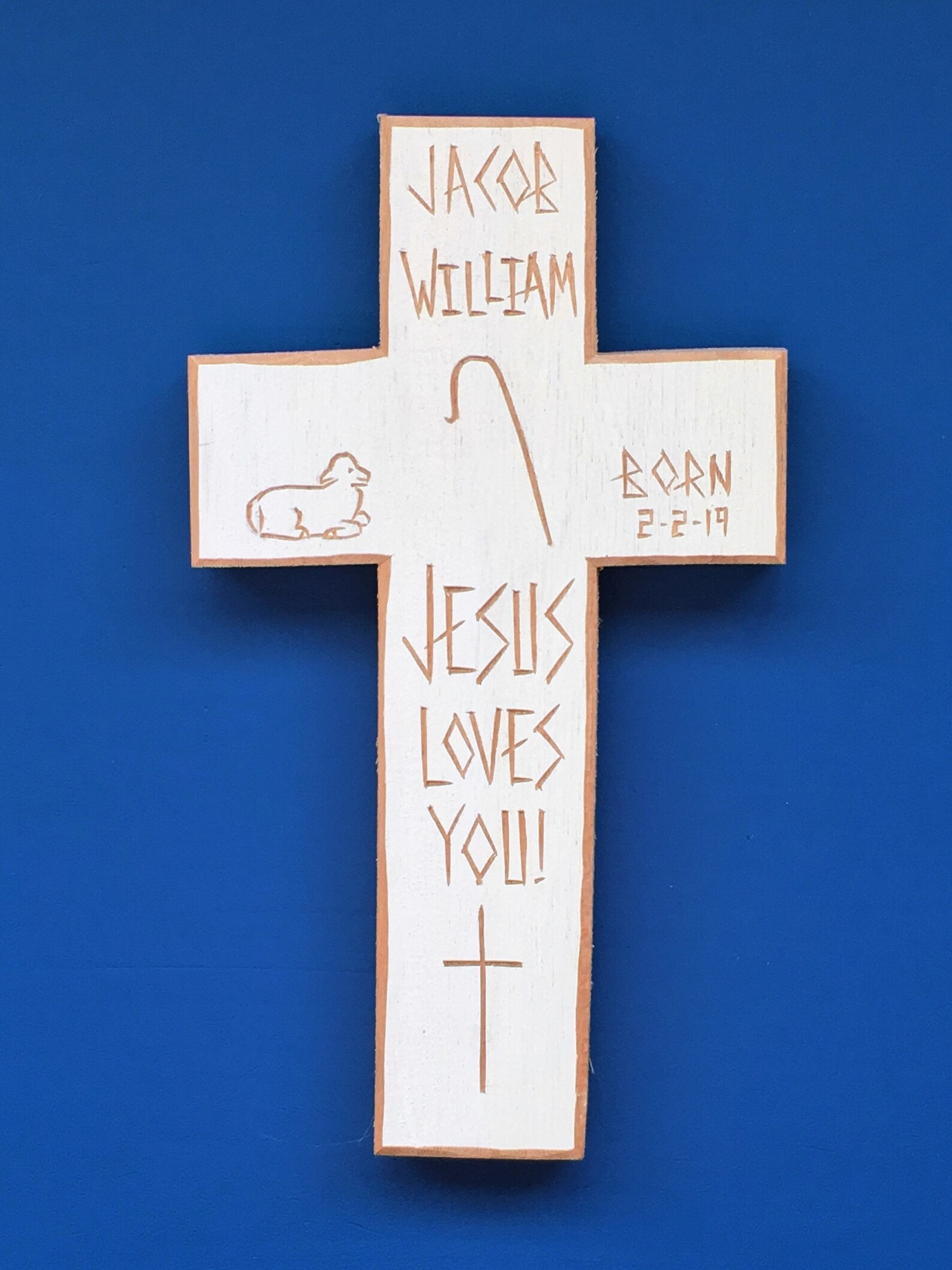 Personalized Cross Boy Religious Baby Boy Gift Etsy