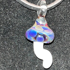 glass mushroom pendant