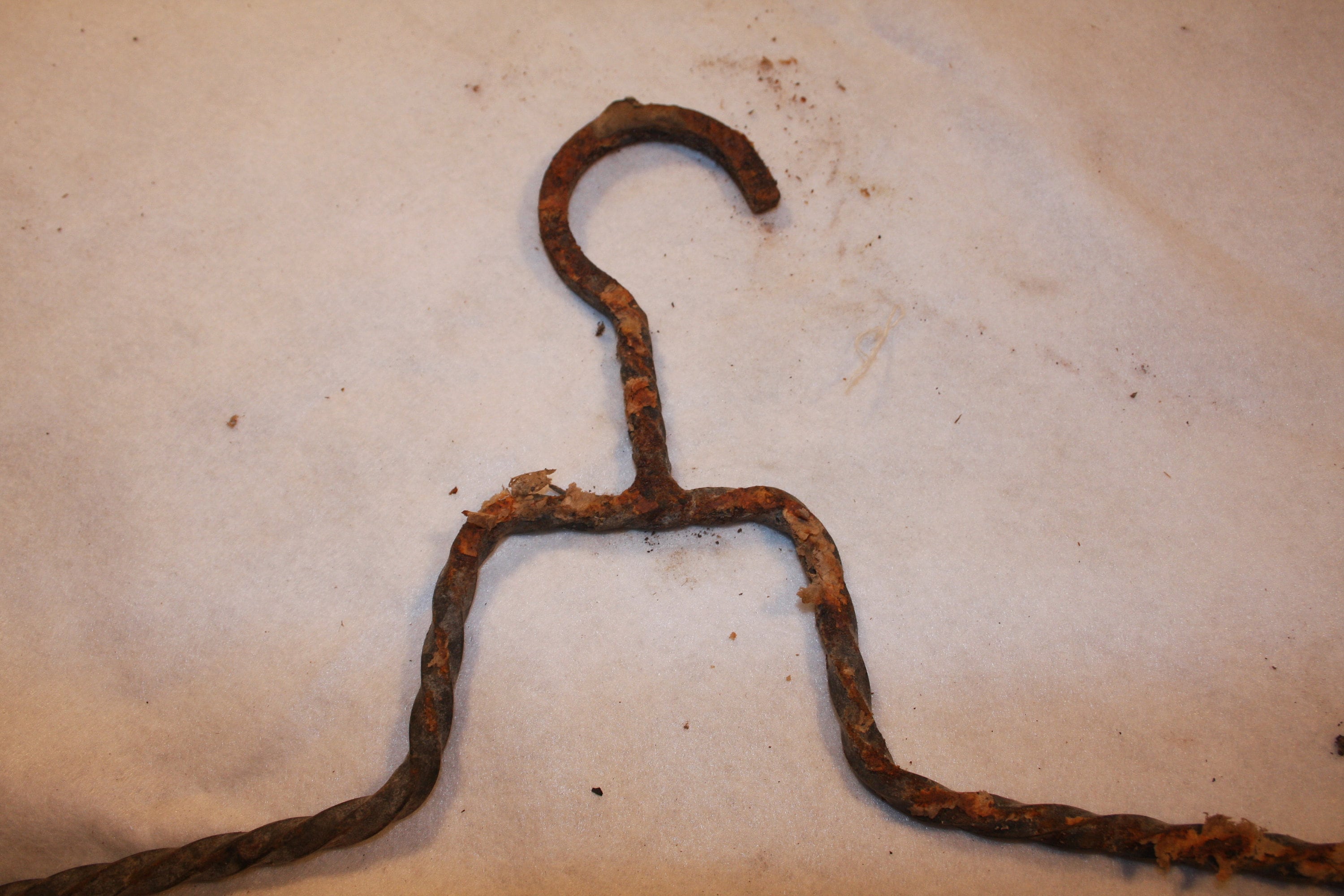 Handmade Twisted Wrought Iron Clothes Hangers Etsy