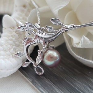 Weedy Sea Dragon Sterling Silver Necklace Pendant