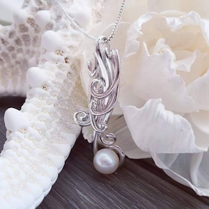 Sterling silver waterfall pendant on sale