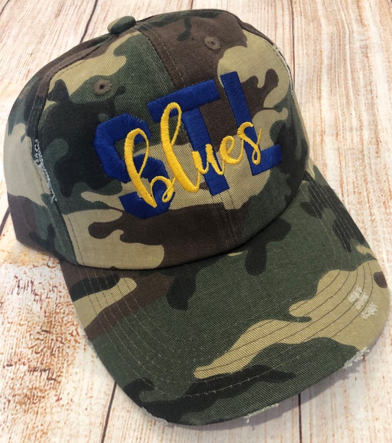 NHL St. Louis Blues Patch Gold Adjustable Hat