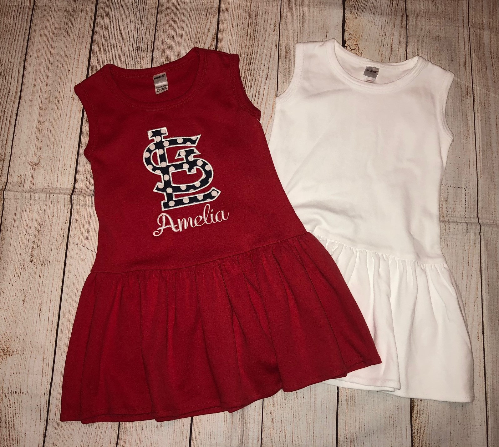 St. Louis Cardinal's Dress/cardinal's Tank Dress/ Etsy