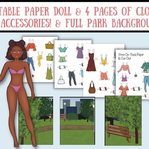 Printable Paper Doll & House, Martine Paper Doll Activities for Kids