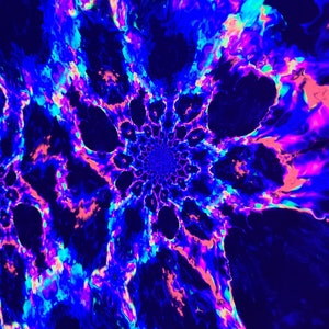 Trip Nebula (Blacklight Tapestry) Psychedelic UV Reactive Fluorescent Wall Hanging