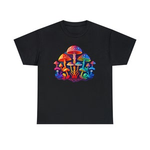 Fantastic Fungi - Magic Mushrooms T Shirt Cotton