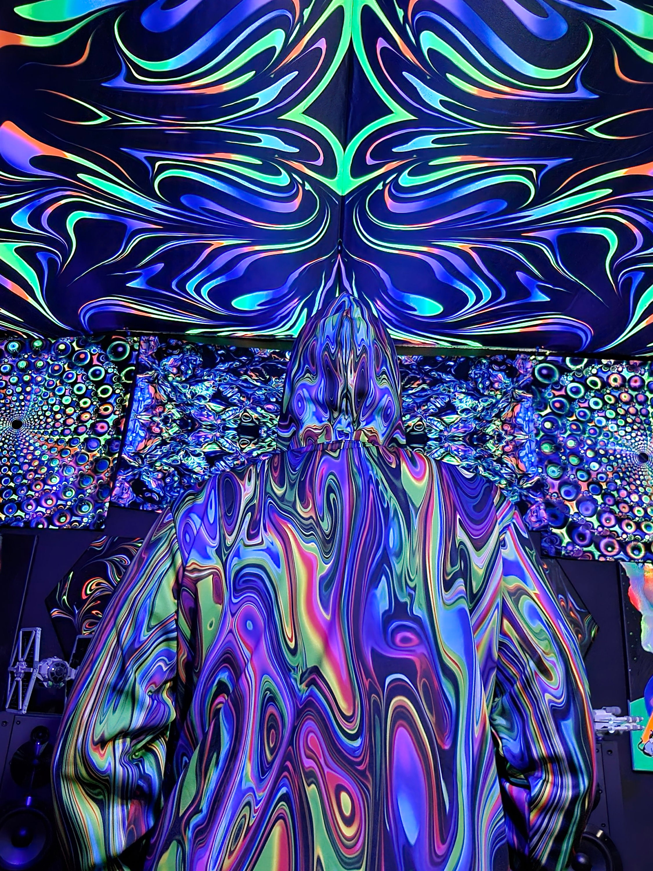 Acid Rain - Hoodie - All Over Print - Psychedelic Festival Clothing