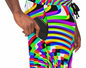 Tutti i colori - Pantaloni sportivi da jogging - Abbigliamento psichedelico per festival EDM