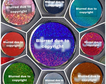 Glitter/Holographic Steering wheel emblem overlay decals