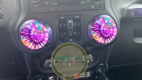 Tie Dye air vent decals/AC vent decals