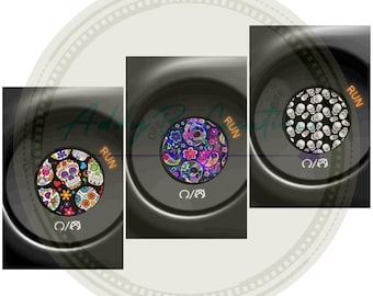 Skull themed push to start button decals PLEASE READ DESCRIPTION