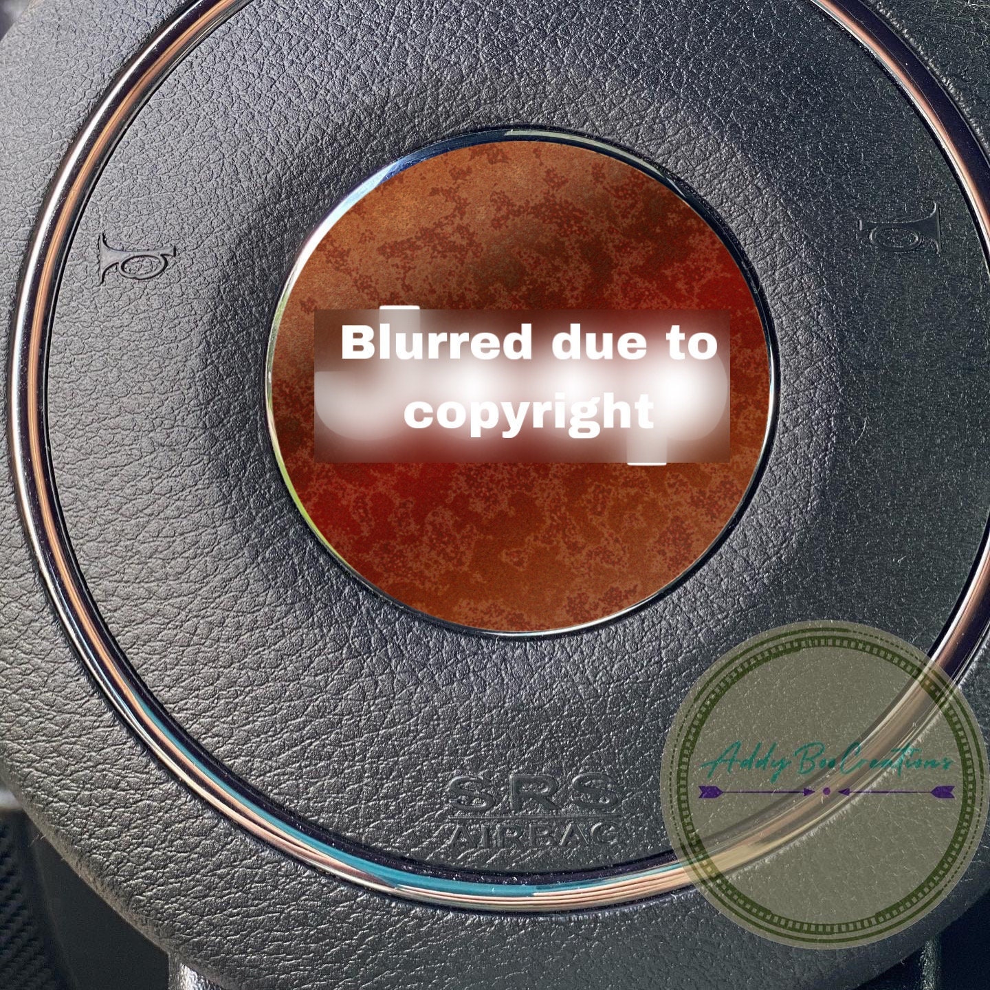 Rust Speckled Steering Wheel Emblem Overlay Decals - Etsy