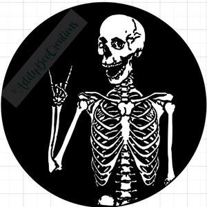 Skeleton spare tire cover