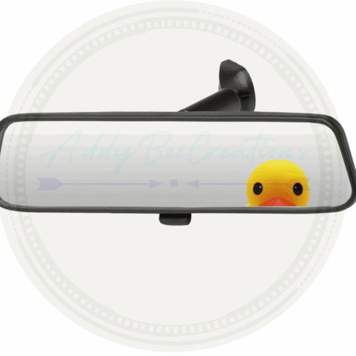 Duck Peeker Rear View Mirror/sun Visor Decal Etsy