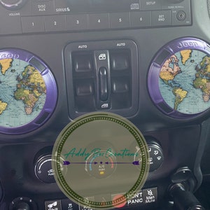 Map air vent/AC vent decals