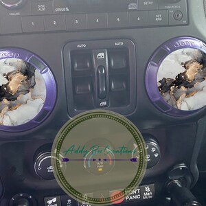 Marble air vent/AC vent decals