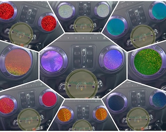 Glitter Look/Holographic Air Vent Decals/AC vent decals