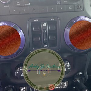 Rust speckled Air Vent Decals/AC Vent Decals Overlay