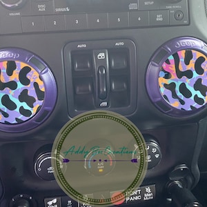 80’s Animal Print Air Vent/AC Vent Decals