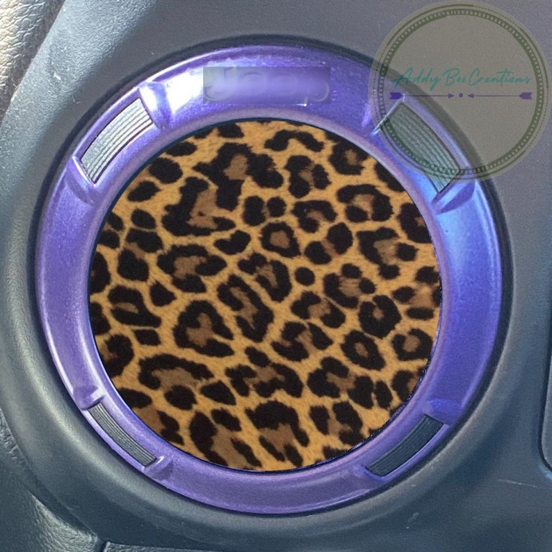 Leopard Print Air Vent Decals, AC Vent Decals Leopard