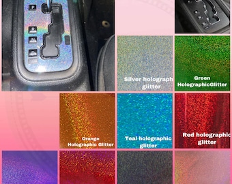 Calcomanías para placa de cambio de marchas con apariencia brillante/holográfica *LEER DESCRIPCIÓN