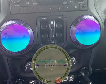 Ombré Air Vent Decals/AC vent decals