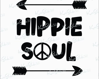 Hippie Soul Svg Etsy