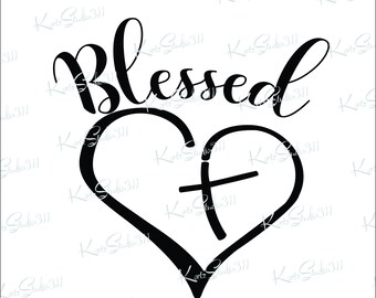 Religious svg instant download blessed cross SVG Blessed SVG file commercial use, Christian svg