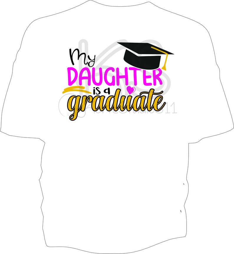 Download SVG My Daughter is a Graduate.. Sublimation Instant | Etsy