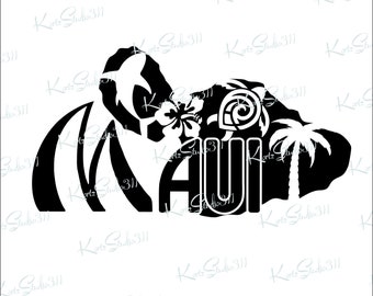 SVG Maui - Instant Download - Personal and Commercial Use Cut File - svg365
