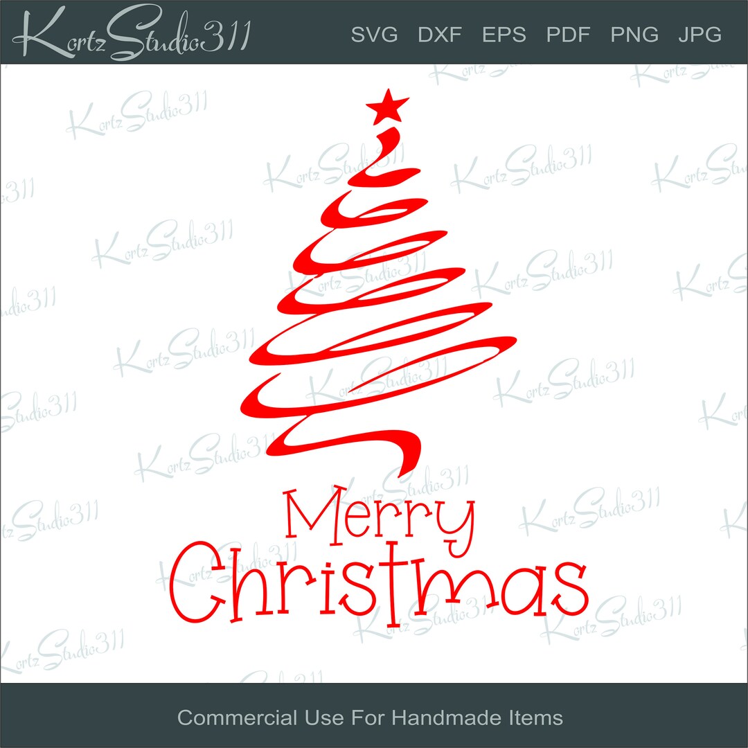 SVG Merry Christmas - Instant Download - Eps - Cut File - for Cricut ...