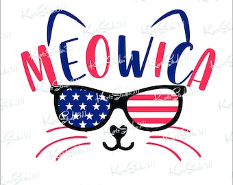 SVG Meowica - Sublimation - Instant Download - Cut File - For Cricut - For Silhouette - Commercial Use Cut File - svg229