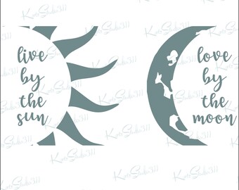 SVG Live by the Sun ... - Instant Download - eps - dxf - Cut File - For Cricut - For Silhouette - Commercial Use Cut File - svg172
