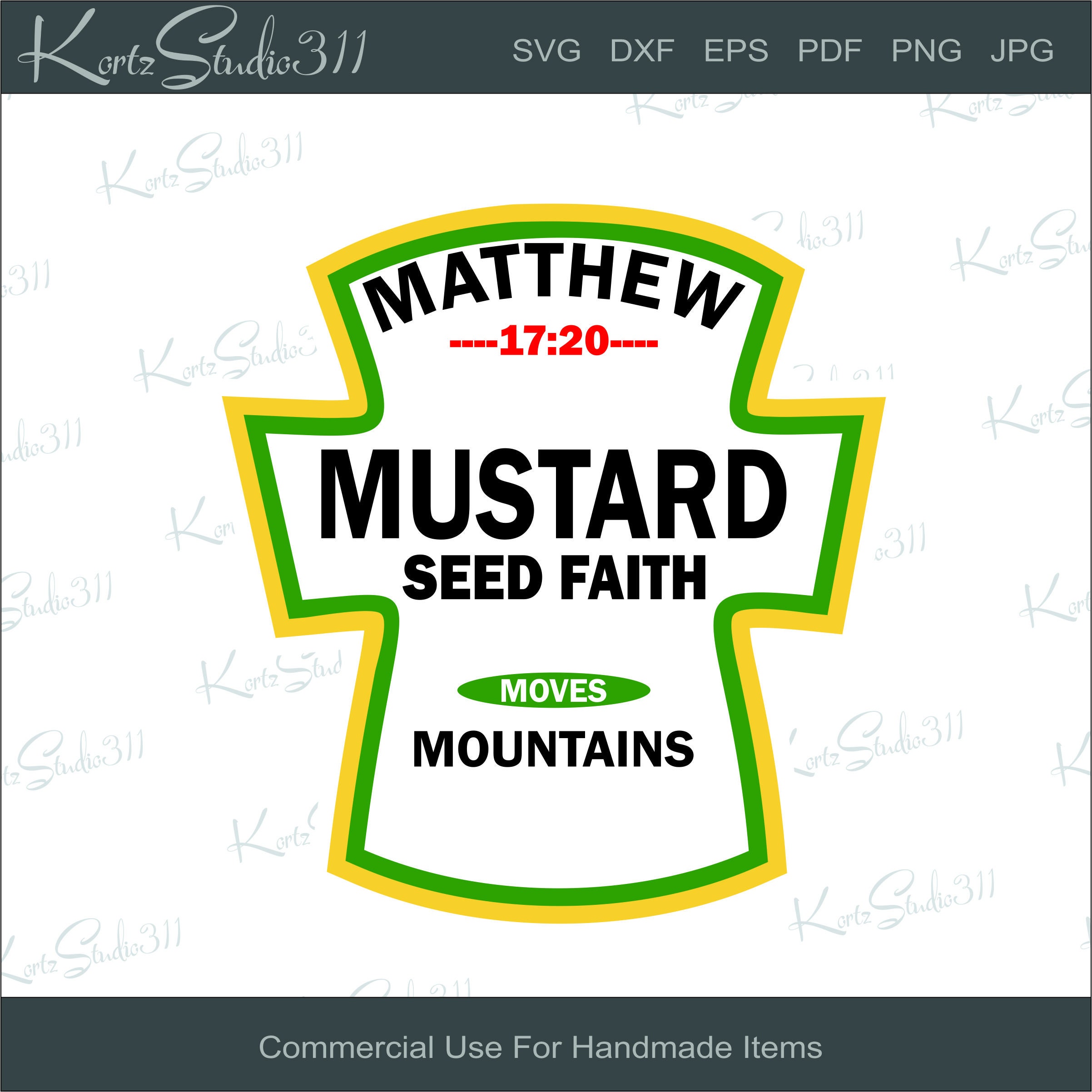 SVG Mustard Seed Faith SVG - Instant Download - Eps - Dxf - Cut File ...