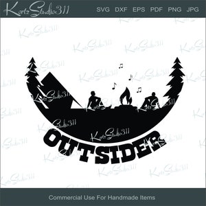 SVG Outsider - Instant Download - eps - dxf - Cut File - For Cricut - For Silhouette - Commercial Use Cut File - svg35