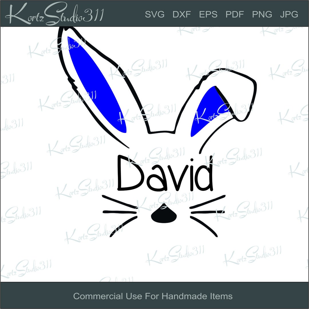 Svg Rex Rabbit Face SVG Bunny Rabbit Face - Instant Download - Cut File - for Cricut - for ...