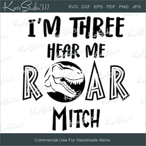 SVG I&#39;m ... Hear Me Roar - Instant Download - Personal and Commercial Use Cut File - svg360