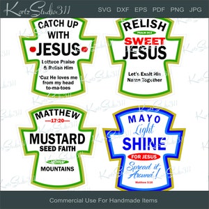 SVG Bundle - Catch Up With Jesus -  SVG - Instant Download - eps - dxf - Cut File - For Cricut - For Silhouette - Commercial Use Cut File