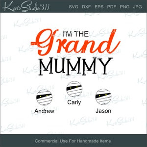 Je suis la grande momie SVG - Sublimation - téléchargement immédiat - fichier de coupe - pour Cricut - pour Silhouette - fichier de coupe à usage Commercial - svg265