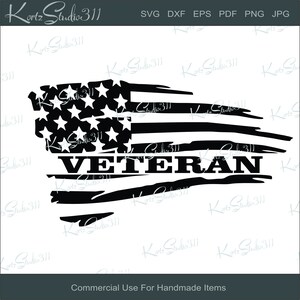 SVG Veteran - Natychmiastowe pobieranie - eps - dxf - Plik do cięcia - Dla Cricut - Dla Silhouette - Plik do cięcia do użytku komercyjnego - svg2