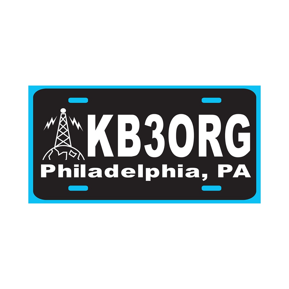 Personalized Amateur Ham Radio License Plate Etsy