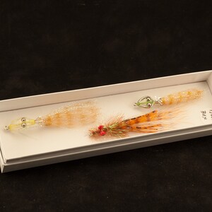 4FLY_1382 Bottom Flies Box of 3 Hand Tied Flies Fly Fishing 1382