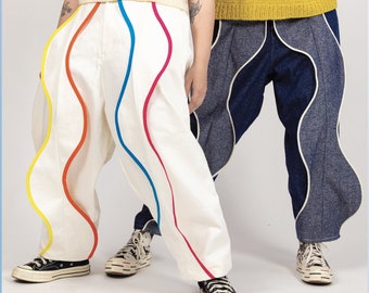 Zero Waste Squiggle Pant - Digital Pattern Download